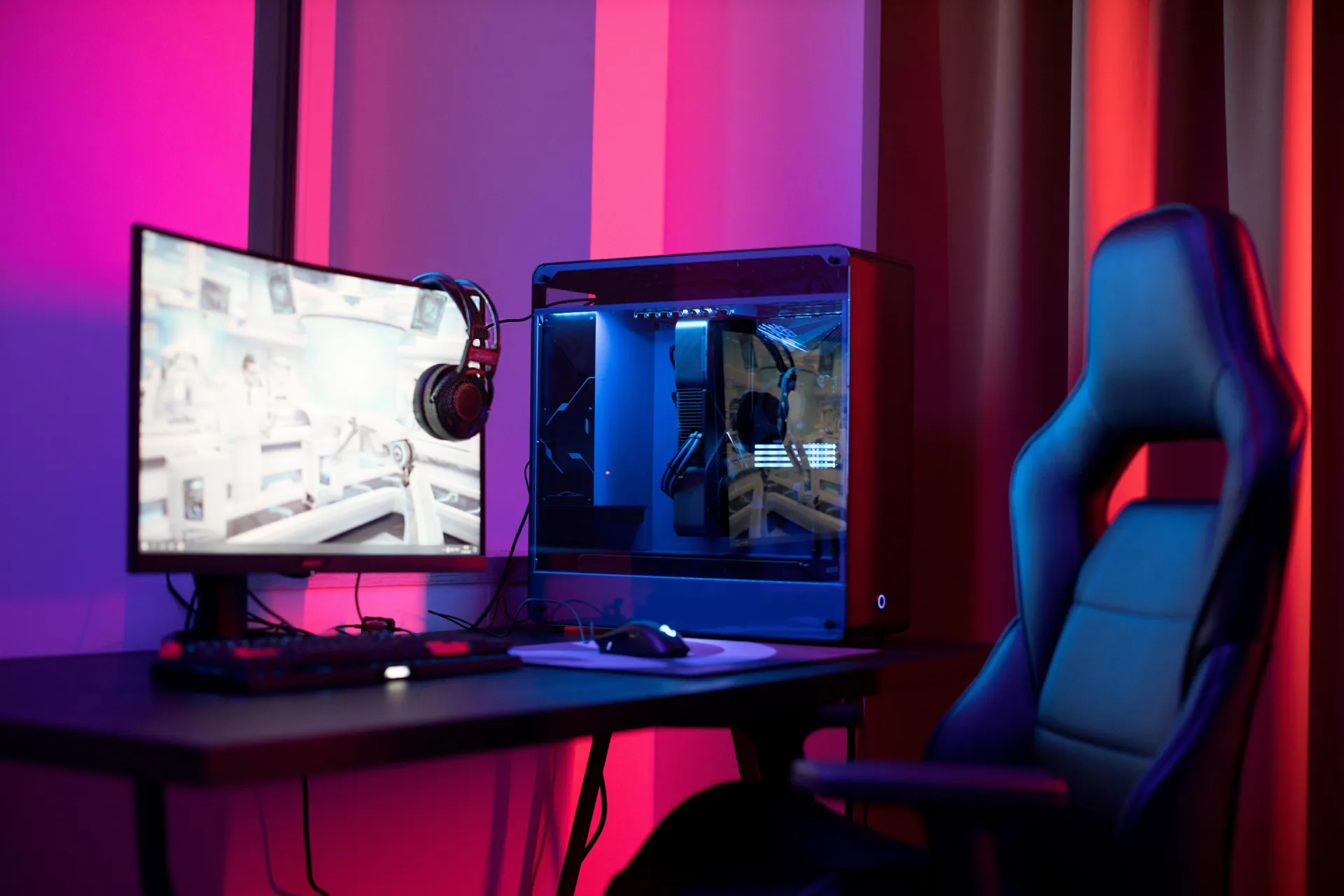 Streamer setup background